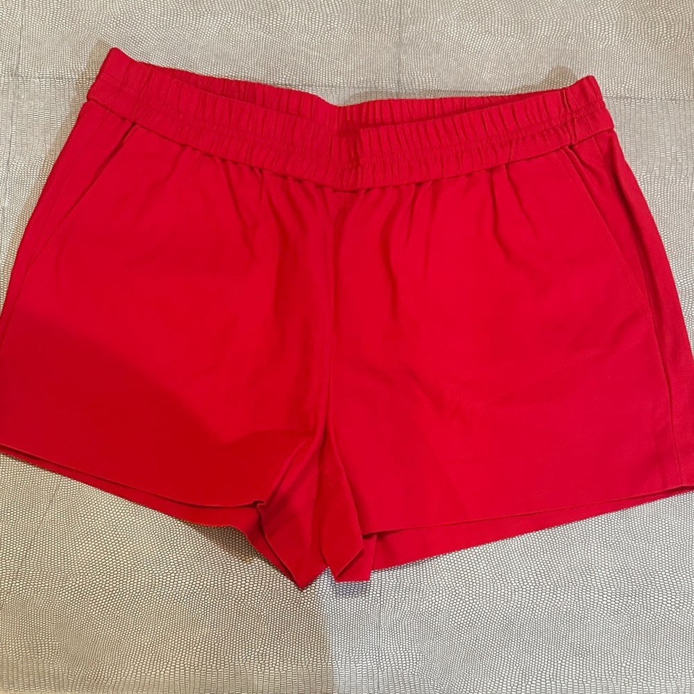 J. Crew Vibrant Red shorts